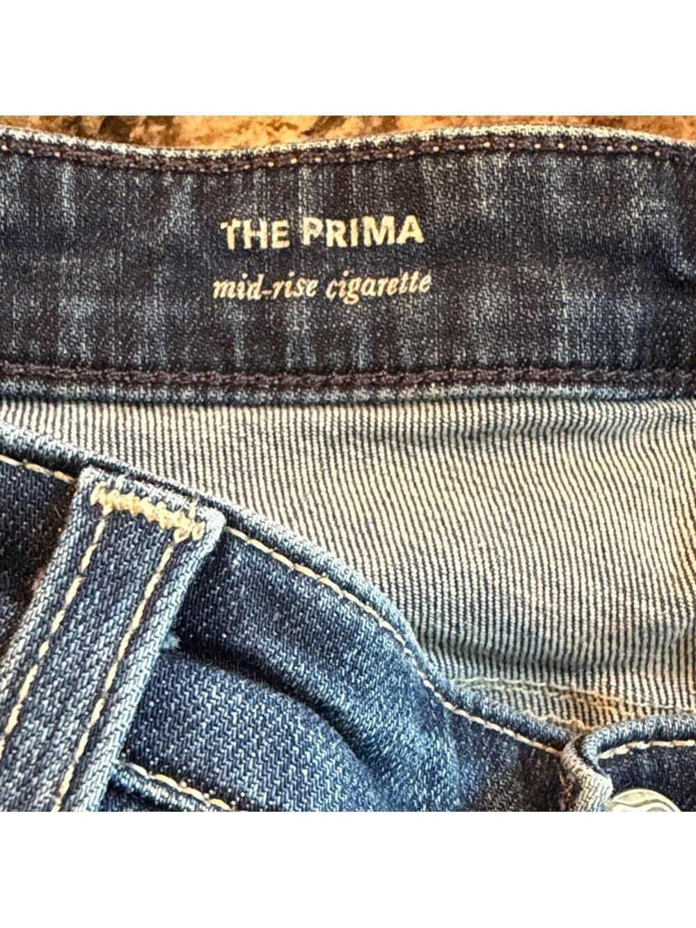 AG The Prima Mid Rise Cigarette Pant Size 28 - Picture 8 of 11